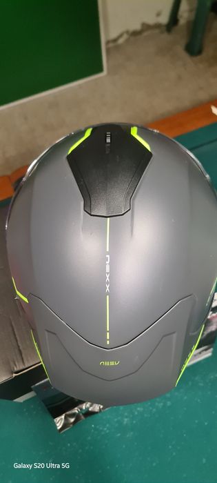 Capacete Nexx Sx 100 cinza opaco