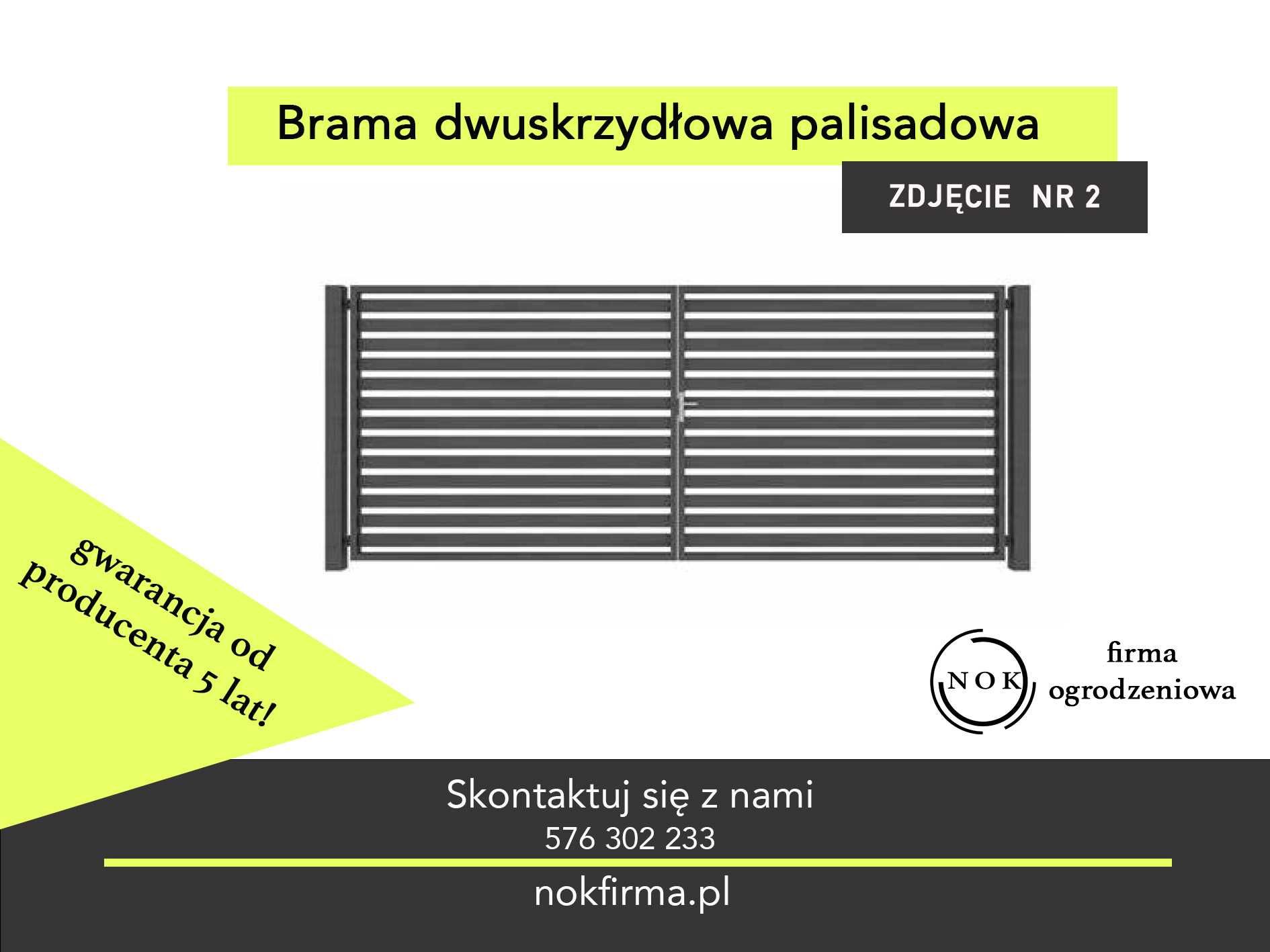 Producent bram ogrodzeniowych * Niskie ceny*Terminy 20 dni z dostawą