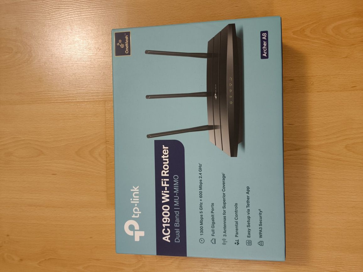TP-Link Archer A8  (1900Mb/s a/b/g/n/AC) DualBand