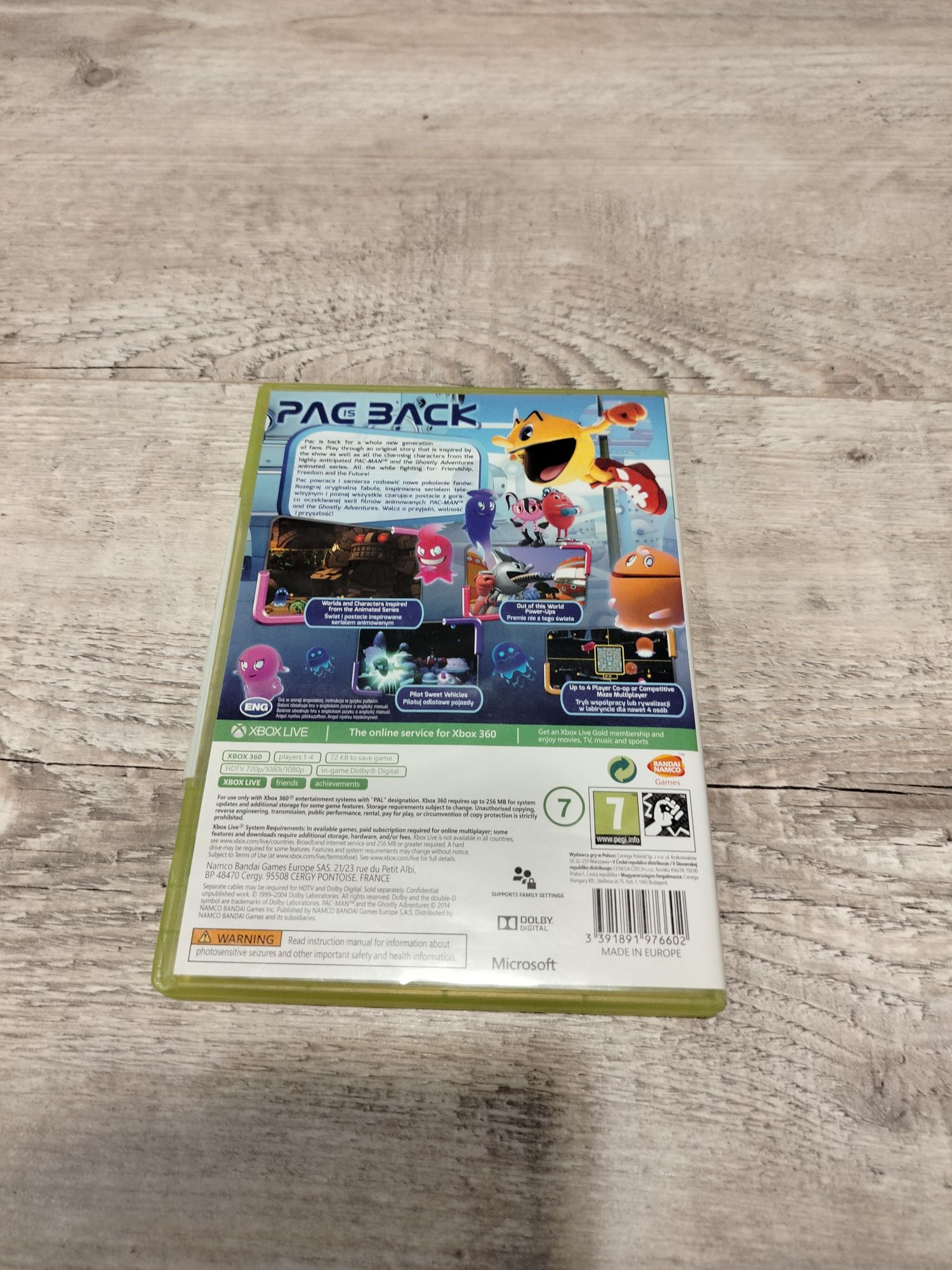 Gra pac Man and the ghostly adventures Xbox 360