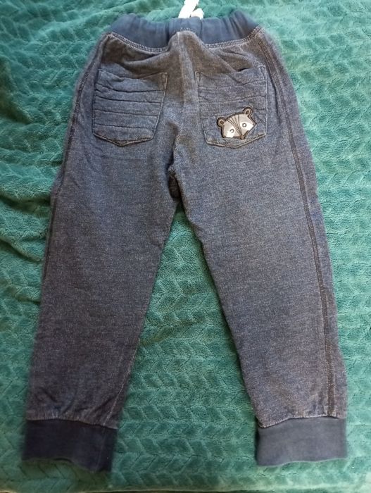 Zestaw Spodnie dla chłopca jeansy leginsy miękkie