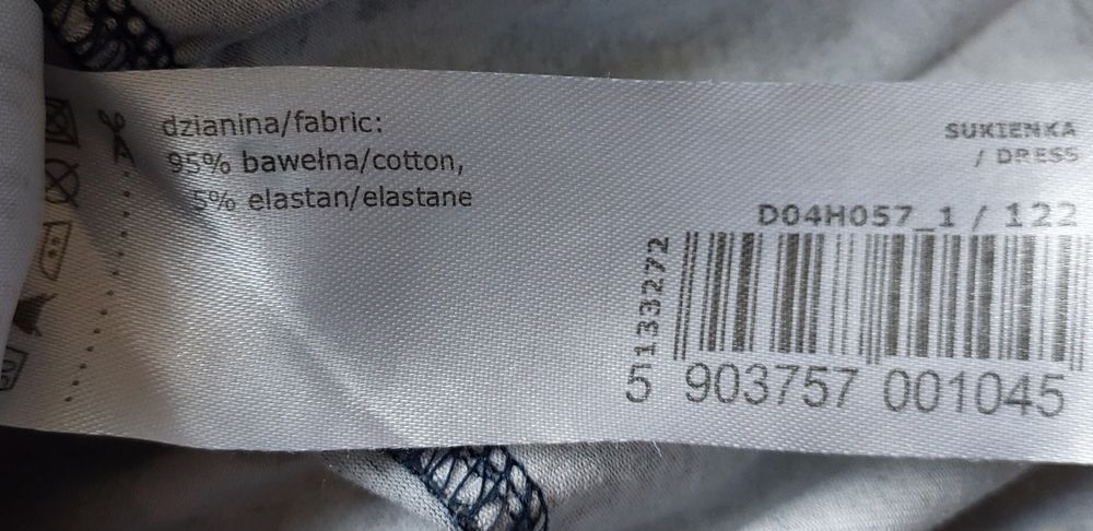 Sukienka długi rękaw 122 Endo