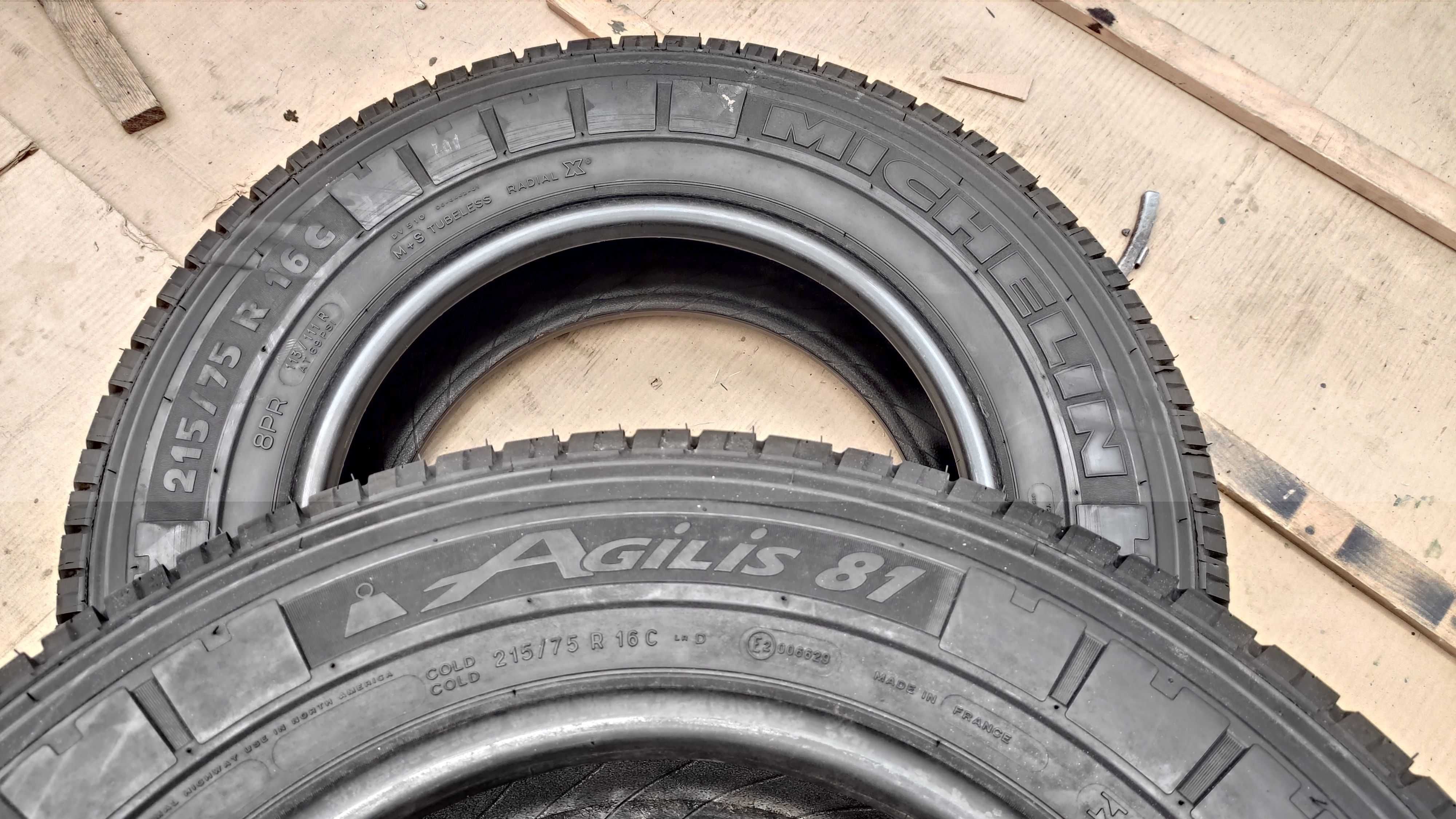 Шини 215/75R16C Michelin Agilis-81. 11,5мм. Франція!  Всесезонні.