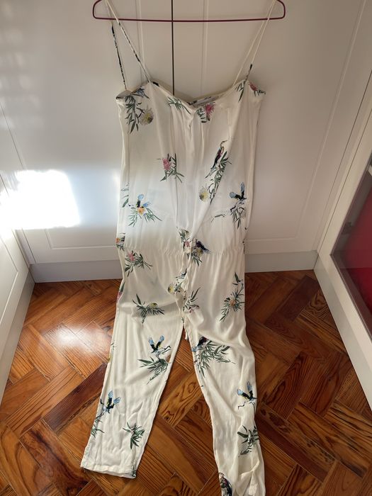 Macacão Zara creme