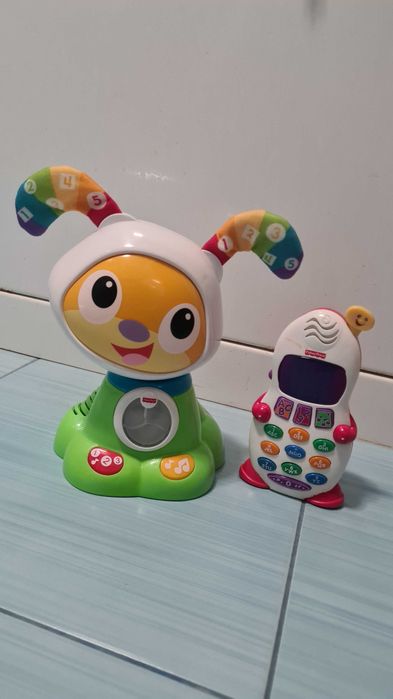 Оригинал! Щенок Бибо и Умный телефон Fisher-Price. В идеальном состоян