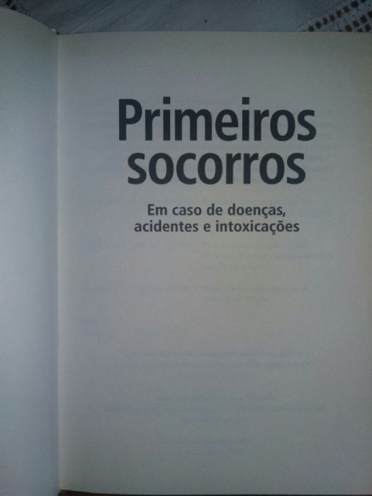 Livro Primeiros Socorros