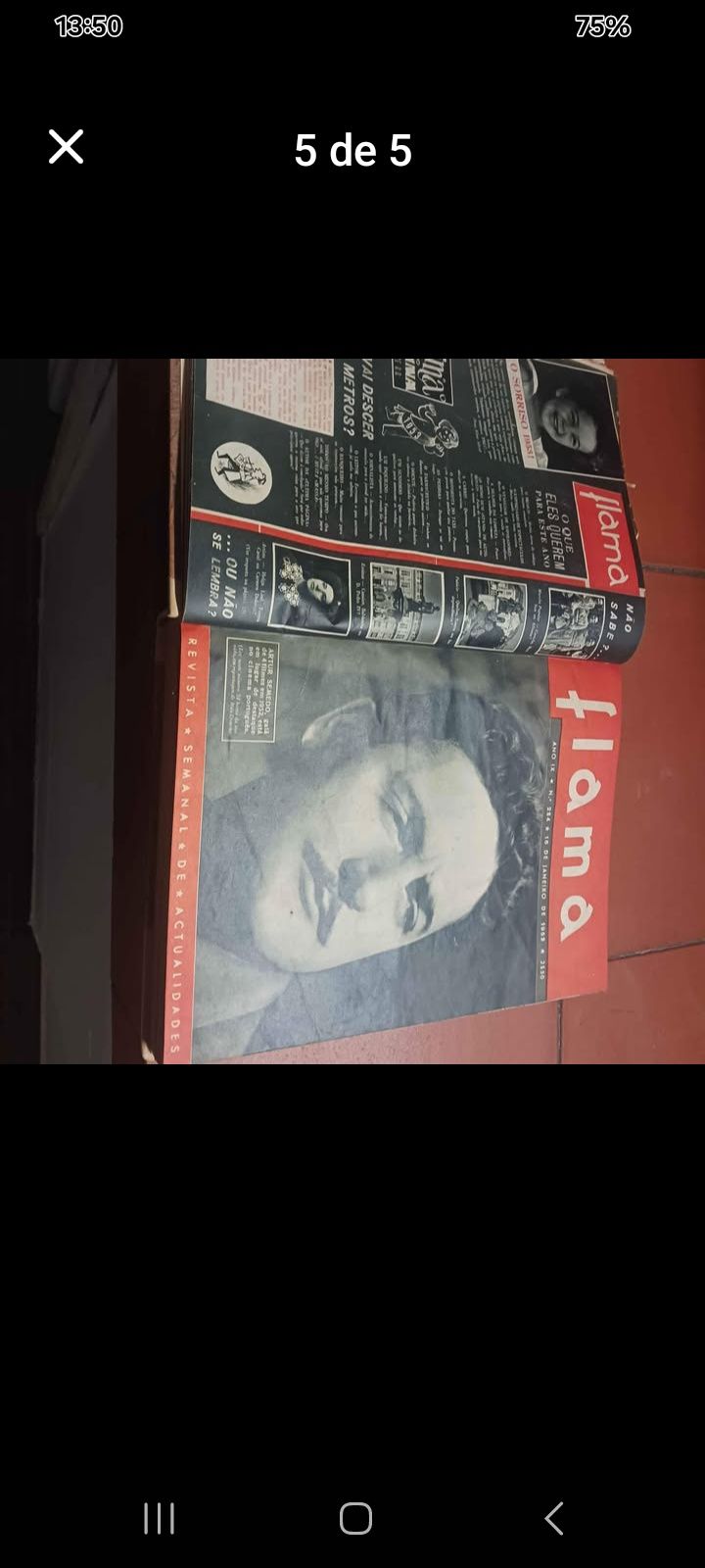 Revistas flama encadernadas