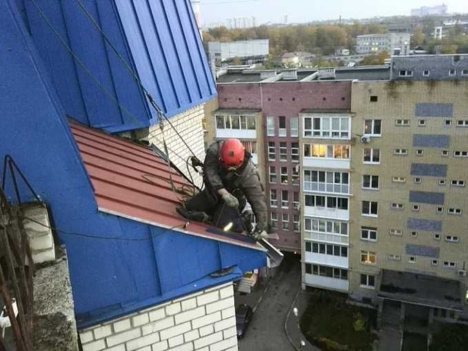 Peмoнт кpыш. Профнастил, Металл, Рубероид, Шифер. Кровельщик.