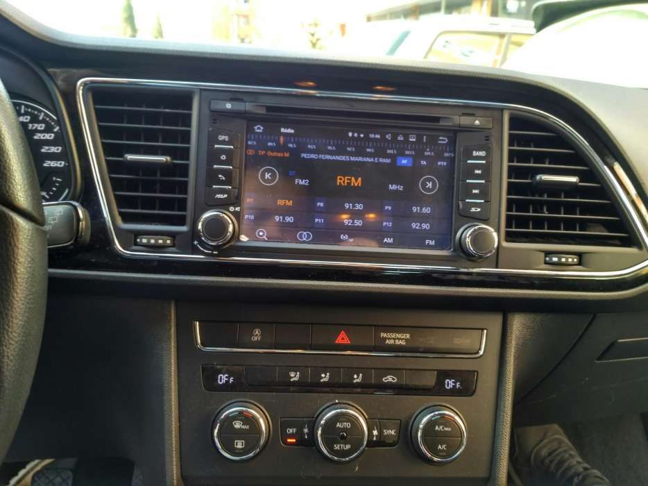 Auto Rádio Seat Leon GPS DVD Bluetooth a partir de 2013 Android