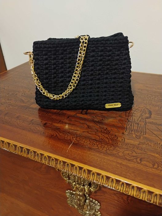 Bolsa social, em croche