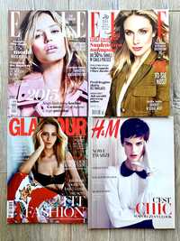 Elle Glamour H&M Gala czasopisma Fashion moda