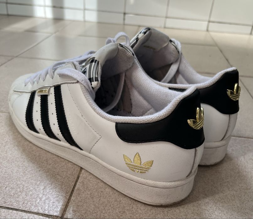 Adidas Superstar Plaid Gold Edition 43