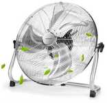 Wentylator podłogowy 18 cali 100W silny chrom 3 biegi przemysłowy