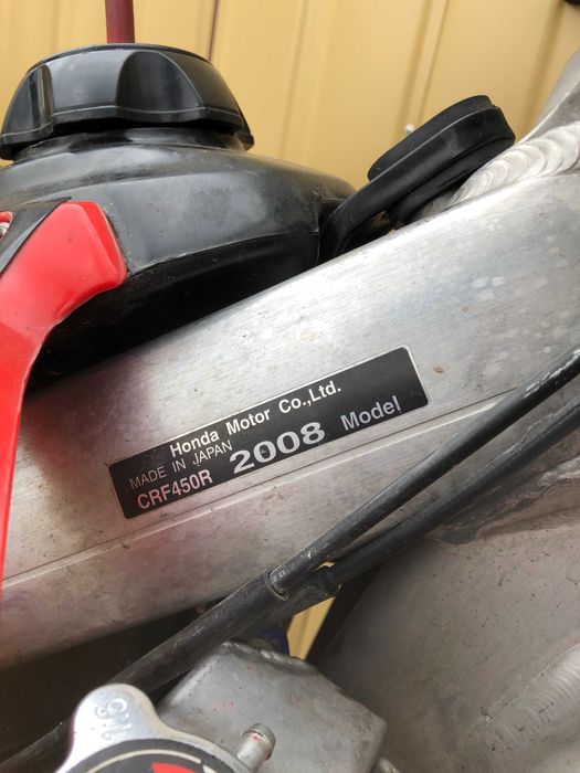 Honda crf450r 2008
