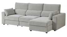 Sofá com Chaise Longue, 4 meses de uso.