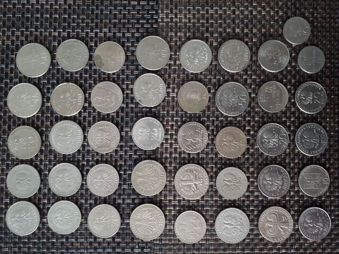 Zestaw 41 sztuk monet 1960r - 1981r