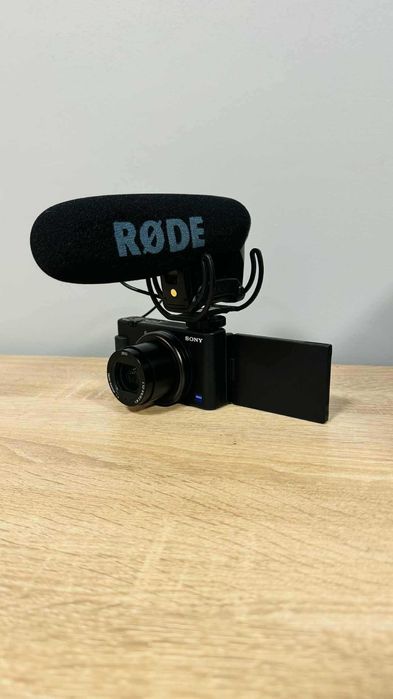 Sony ZV-1 + Rode Videomic Pro + akcesoria | Kompletny zestaw Vlogera