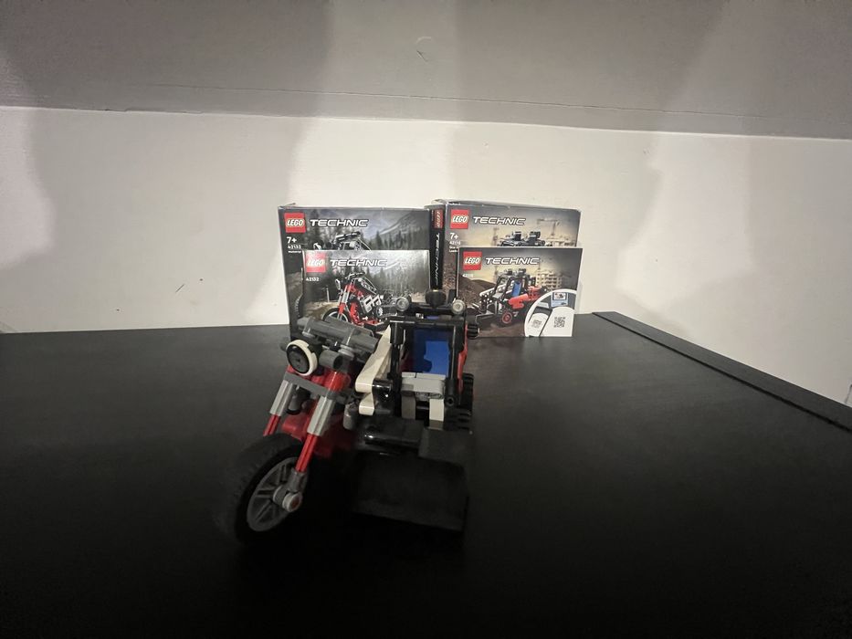 Lego technic 42132 motocykl i lego 42116