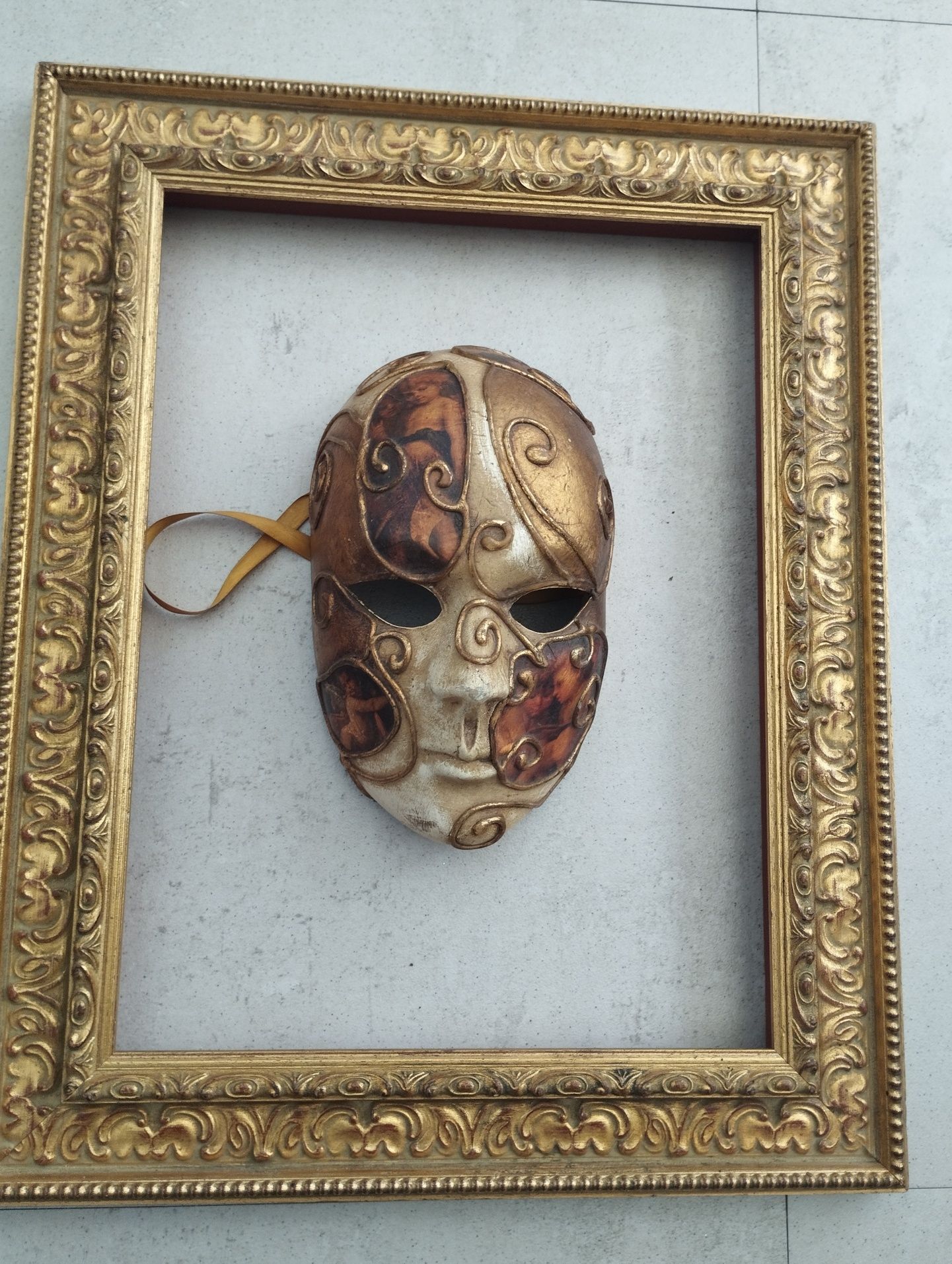 Oryginalna maska wenecka vintage