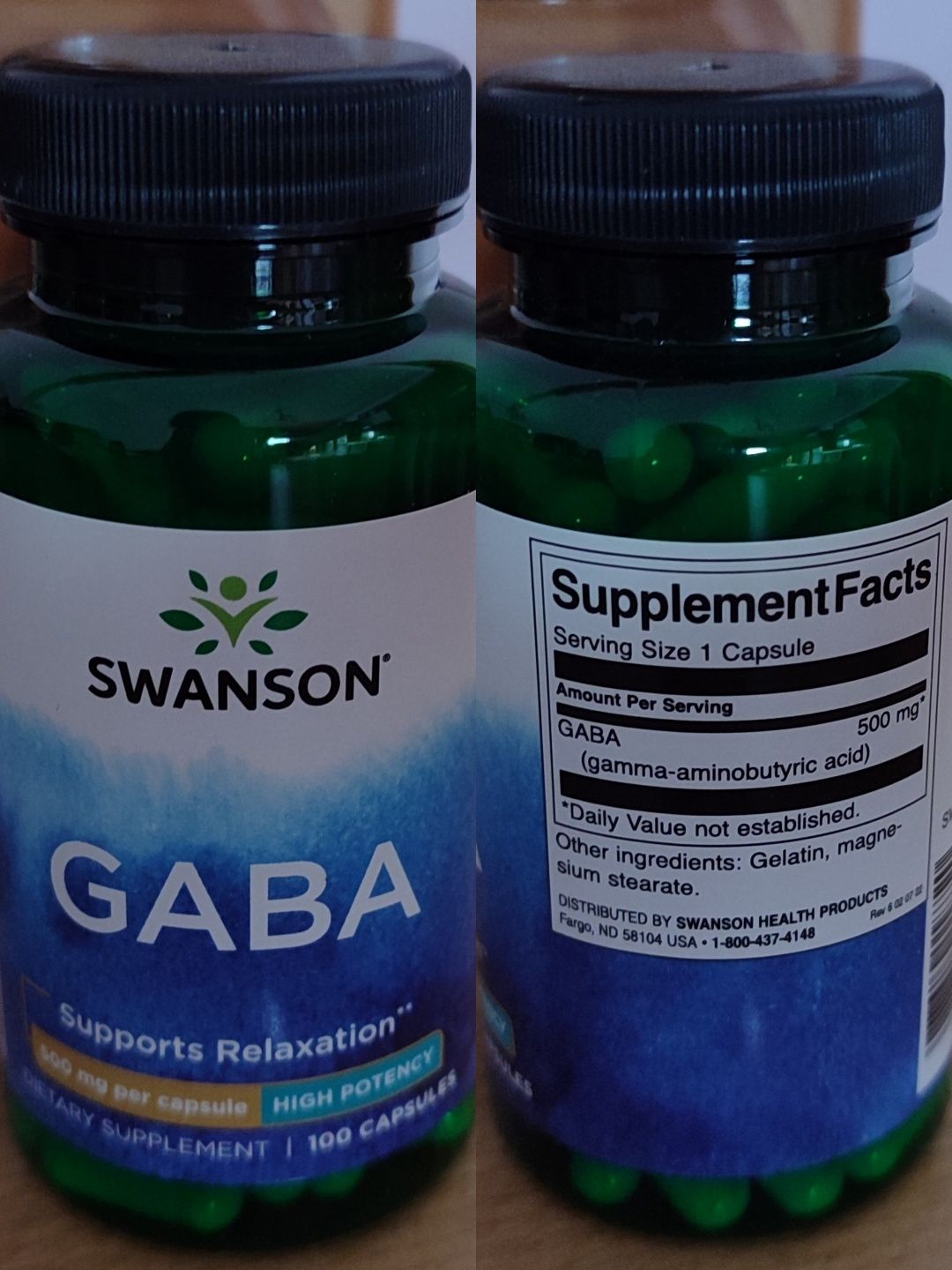 Габа, Gaba, 500 мг, США