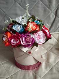 Flower Box z rozami