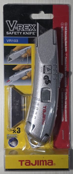 **Nowy nóż V-REX SAFETY KNIFE Tajima - Stówka Grudziądz**