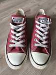 Bordowe / burgundowe trampki Converse r.39