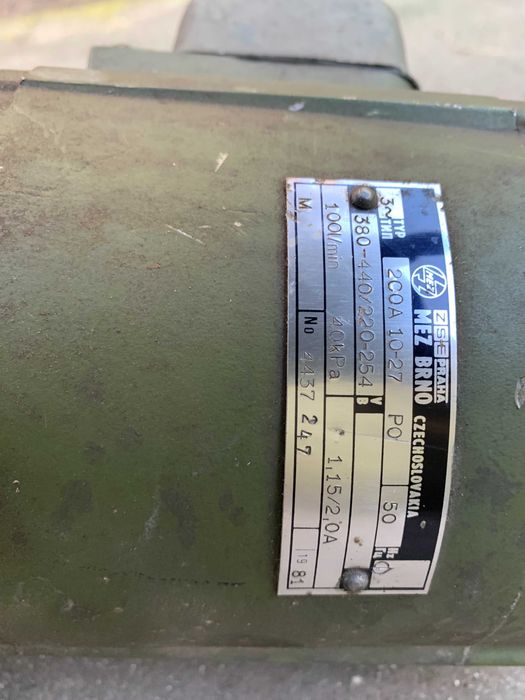 Elektropompka pompka do chłodziwa czeska 100 L/min, 40 kPa, 3 - fazowa