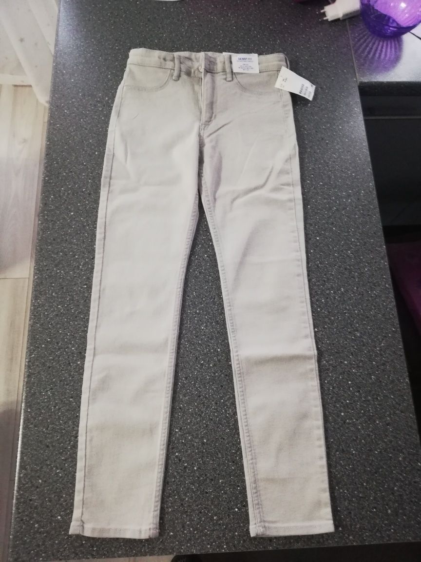 NOWE Spodnie jeans H&M r 140