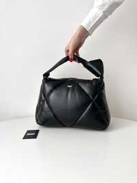 DKNY Quilted Modernist Knot Bag Жіноча шкіряна сумочка женская сумка