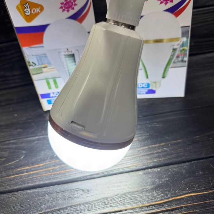 ‼️3 акумулятора 18650 Лампочка 30W акумулятона аварійна ‼️