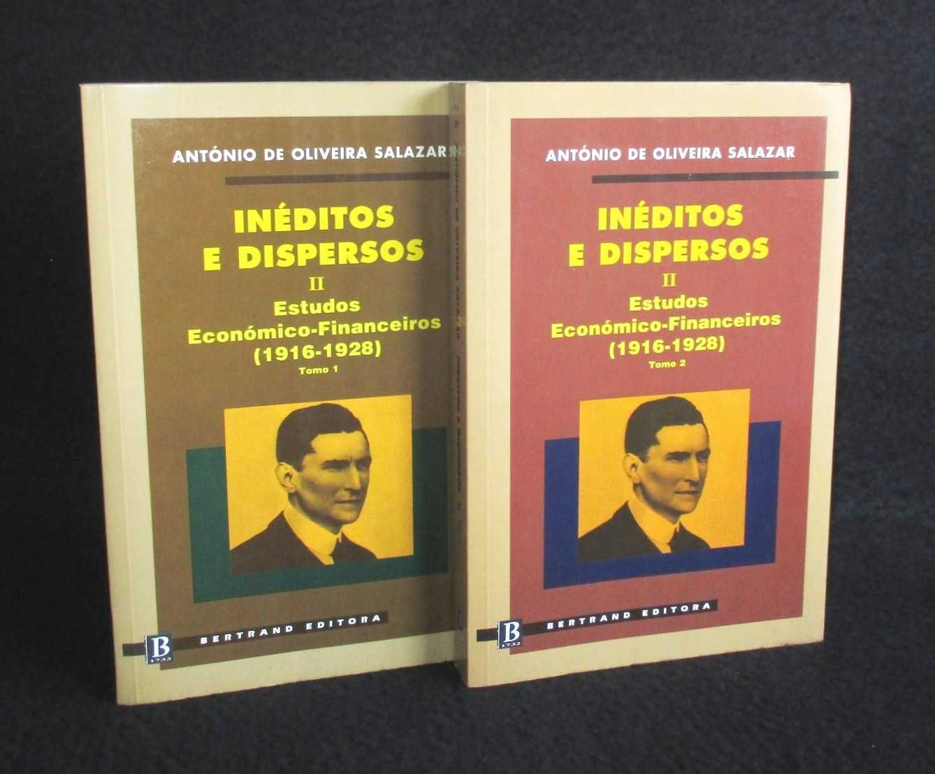 Livros Inéditos e Dispersos II António de Oliveira Salazar 2 tomos