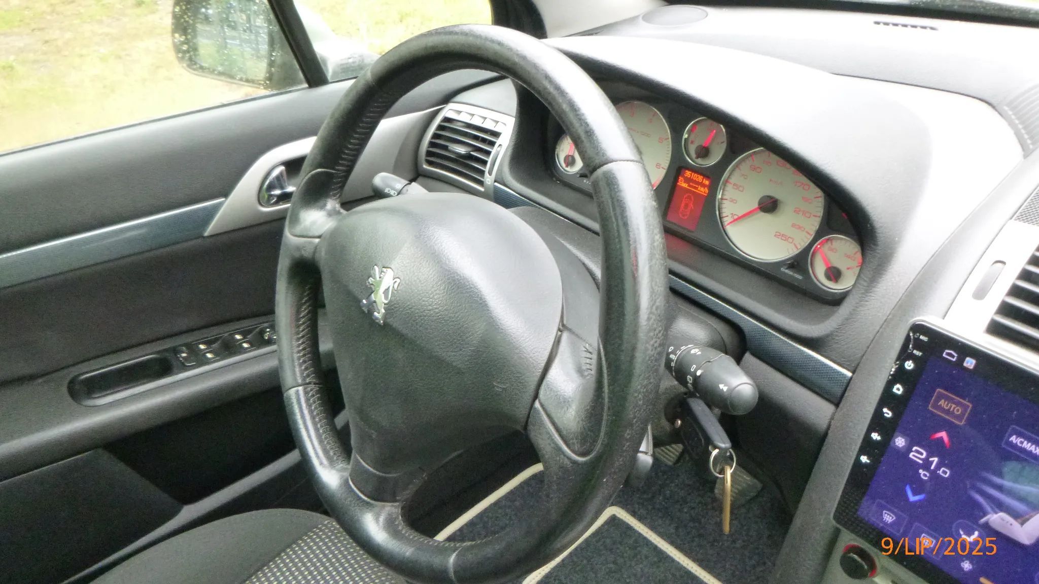 Peugeot 407 SW,KOMBI ,2,0 16v LPG do 2032 r. Szklany Dach,BAD.do 04/2026,OC
