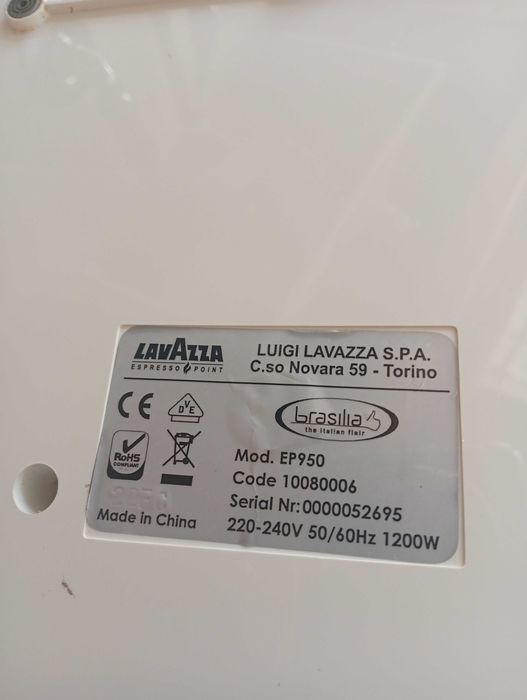 Máquina de café expresso point da Lavazza
