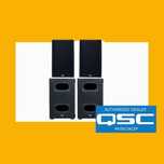 ZESTAW 2x QSC K12.2 kolumna aktywna + 2x KS112 Subwoofer aktywny