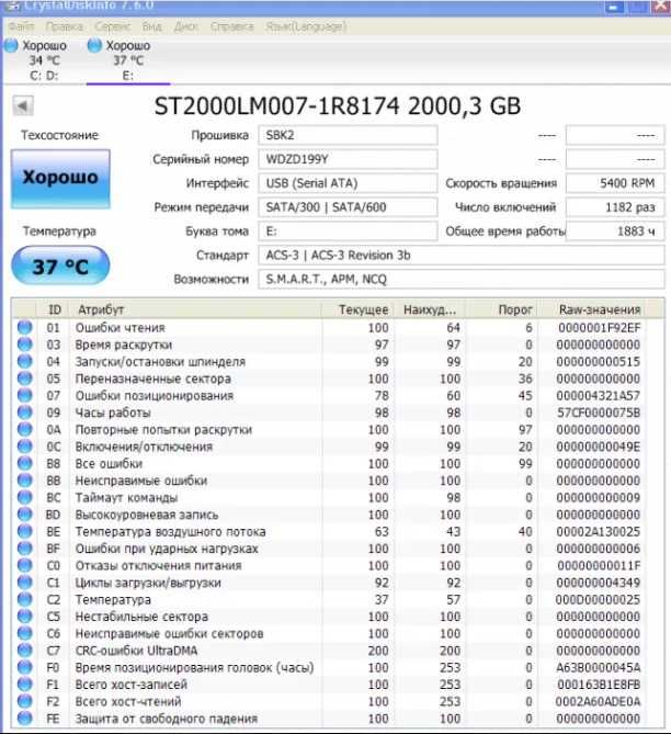 Продам внешний жёсткий диск Seagate Backup Plus Slim 2.5" 2Tb USB 3.0