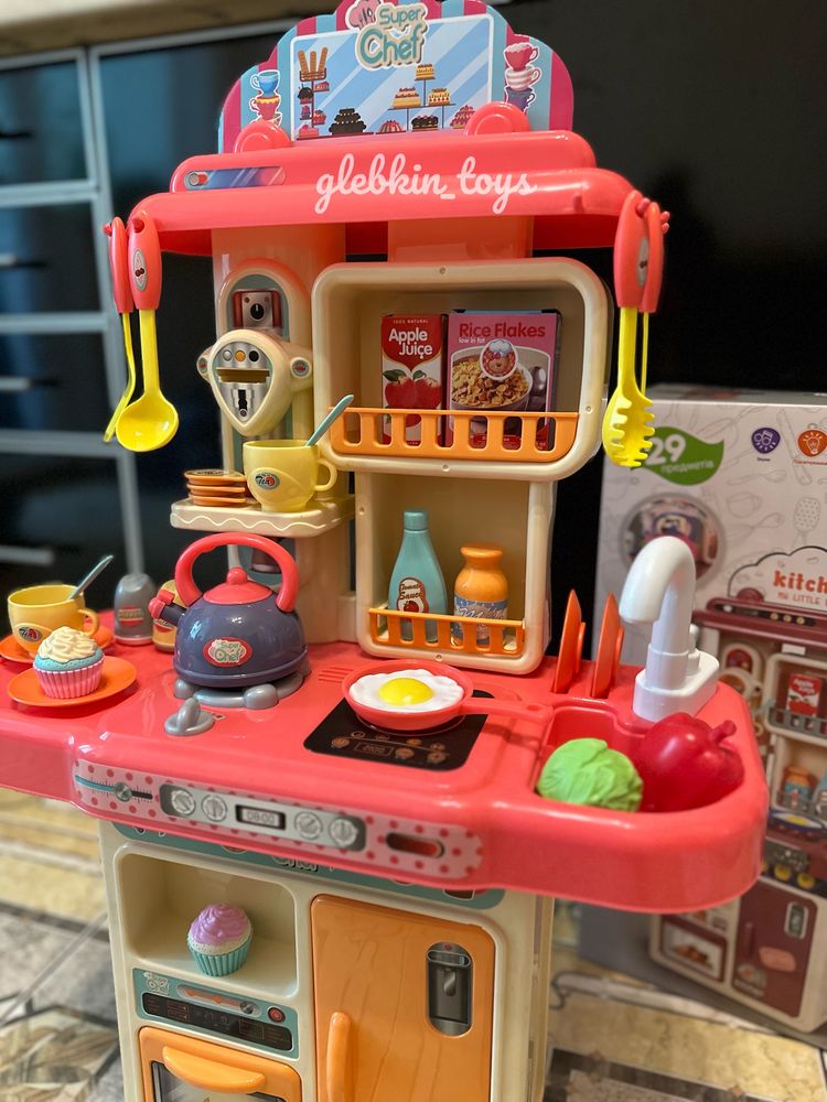 ХІТ! Кухня дитяча LIMO TOY 16854 тече вода, 70 см, духовка