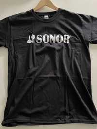 Koszulka T-Shirt Sonor Logo rozmiar L (koszulka czarna z białym logo).