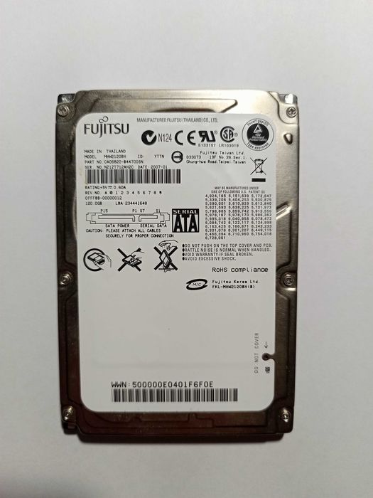 Накопичувач Fujitsu для MacBook Pro 15