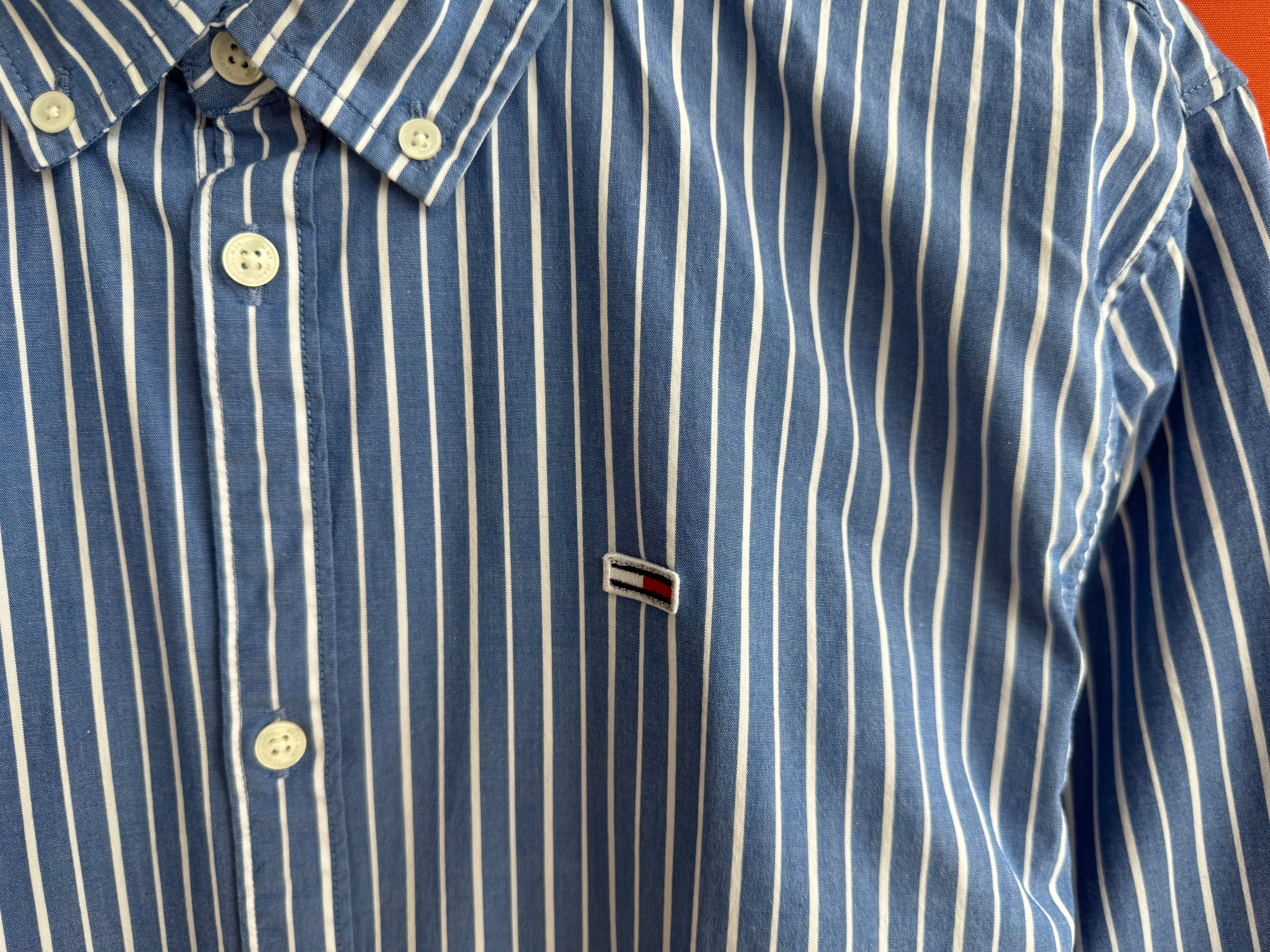 Tommy Hilfiger оригинал мужская рубашка сорочка размер L Б У