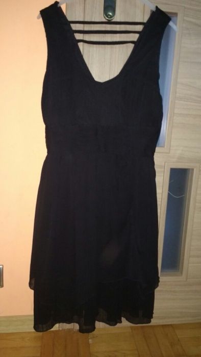 Sukienka M, czarna, letnia