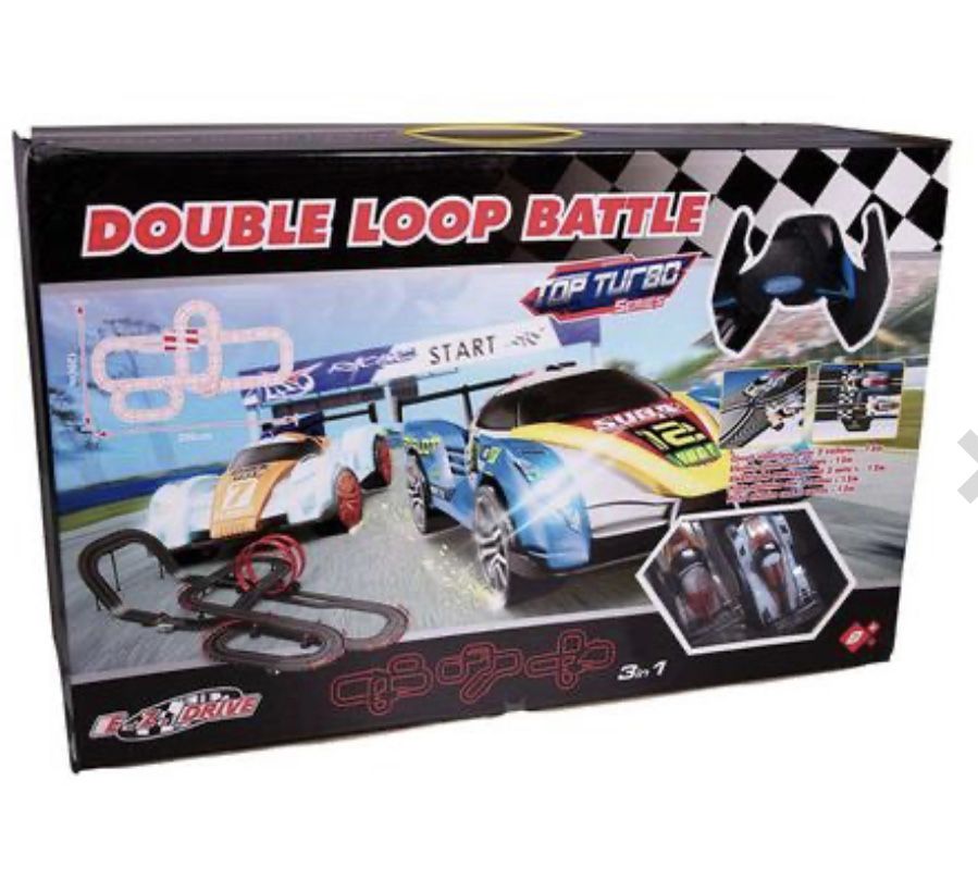 Circuito de carros corrida - Double Loop Battle (NOVO)