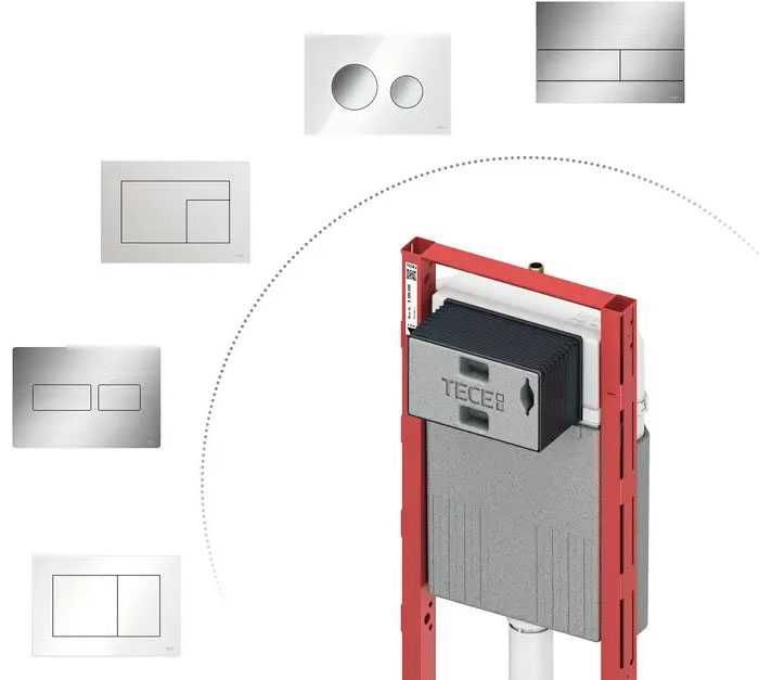 9300600 TECEprofil Інсталяція вузька для унітаза бачок Compact 320