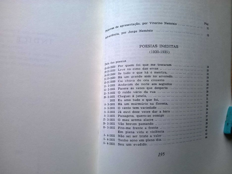 Poesias Inéditas (1930 / 1935) - Fernando Pessoa (portes grátis)