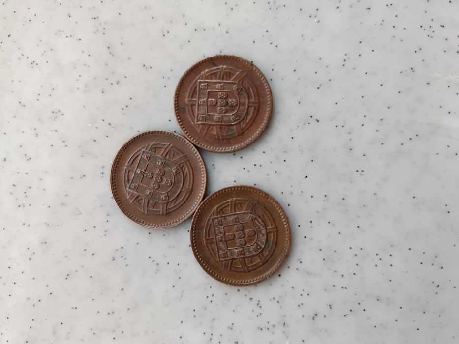 3 Moedas de 2 centavos 1918