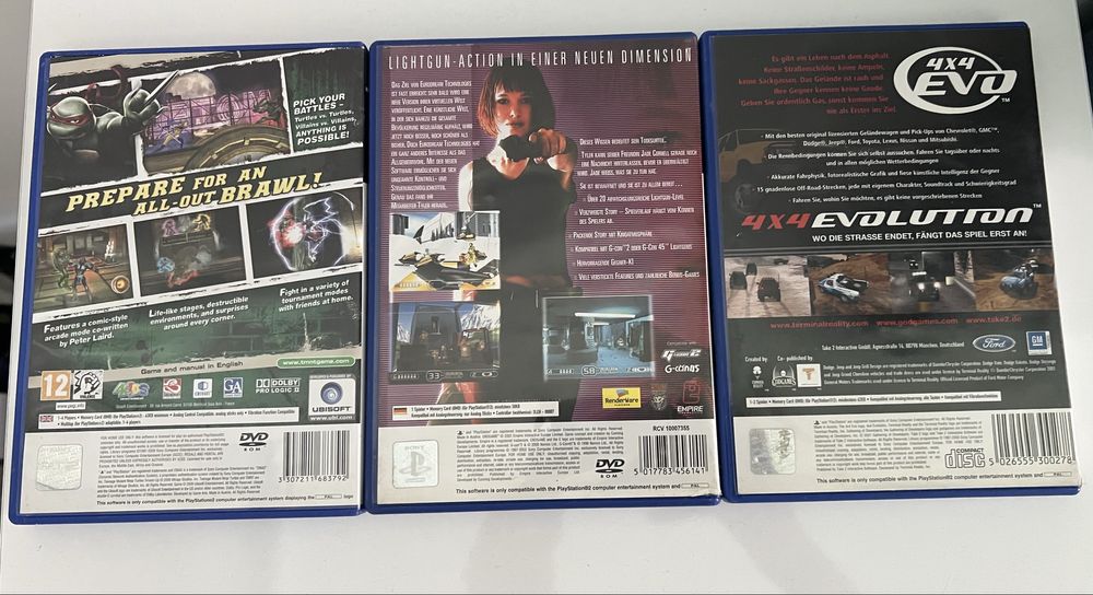 Jogos PS2 - Burnout, TNT, Crasy Golf etc