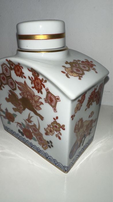 Vista Alegre frasco de cha samurai