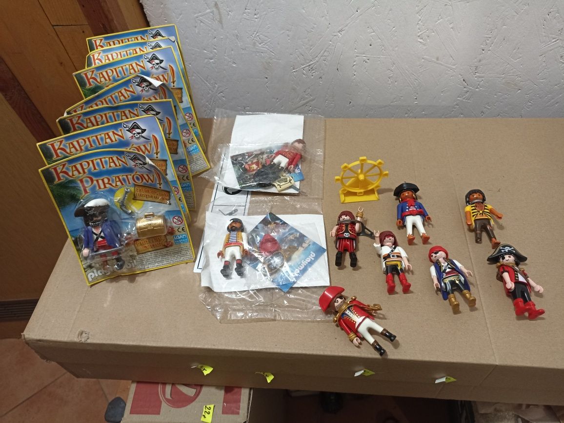 16 figurek playmobil i geobra Playmobil 1974 piraci