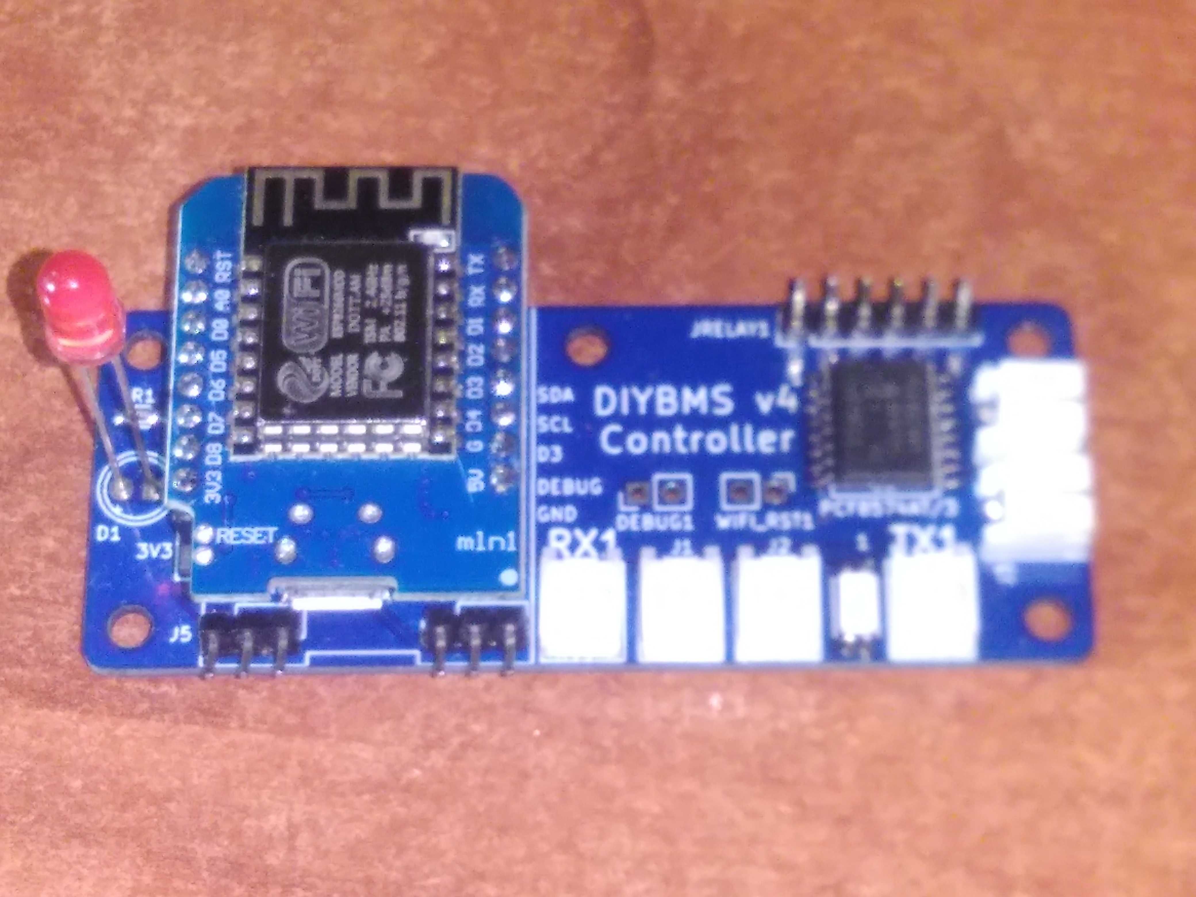 Controlador e modulos diyBMS v4 1s 32s li-ion lipo nmc