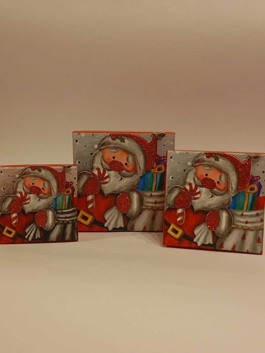 Zestaw pudełek świątecznych mini 3szt.